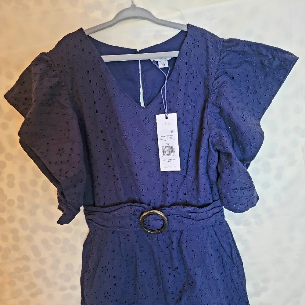 Habitual Kids Girls'  Eyelet Jumpsuit - Big Kid